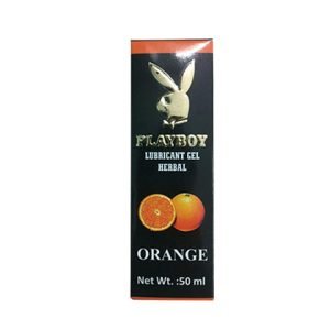 PLAYBOY LUBRICANT WATER BASED GEL-ORANGE FLAVOURED CGS-033